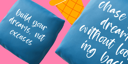 Apricot Bubbles Font Poster 13