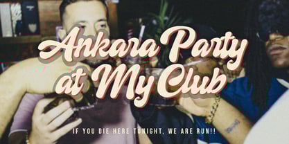 Simpson Font Poster 3