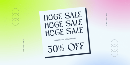 Magvix Font Poster 2