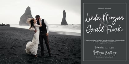 Memossay Signature Font Poster 2