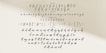 Memossay Signature Font Poster 3