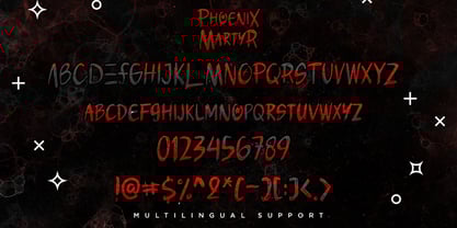 Phoenix Martyr Font Poster 9