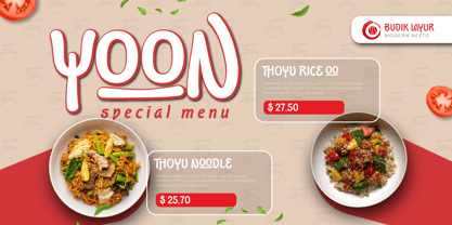 Tooh Byawin Font Poster 3