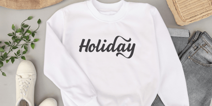 Saturday script Font Poster 4