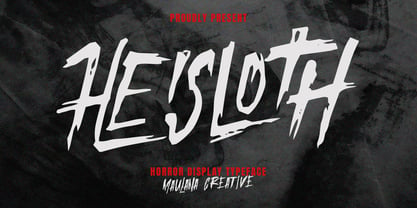 MC Heisloth Font Poster 1
