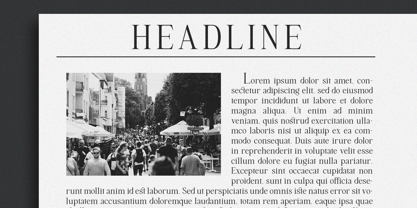 Sunzhine Serif Font Poster 3