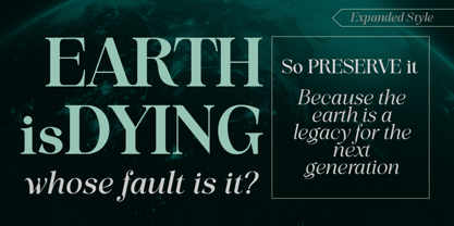 Evolve Early Font Poster 10