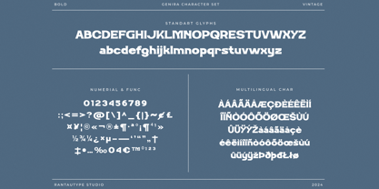 Genira Font Poster 13