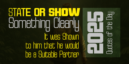 Reflect of Strictly Font Poster 5