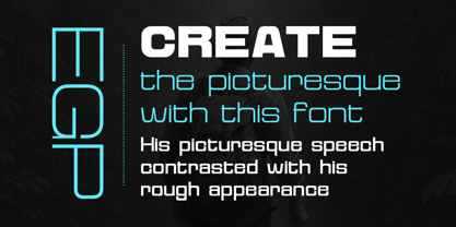 Reflect of Strictly Font Poster 15