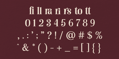 Eristone Font Poster 12