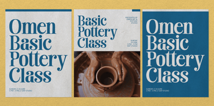 Eristone Font Poster 5