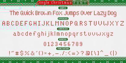 Jingle Christmas Font Poster 2