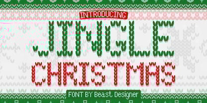 Jingle Christmas Font Poster 1