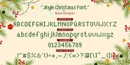 Jingle Christmas Font Poster 3