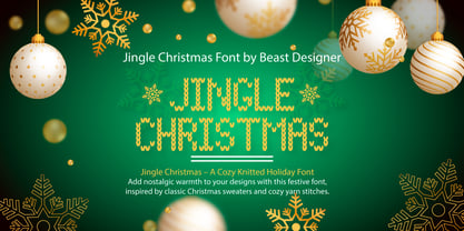 Jingle Christmas Font Poster 4