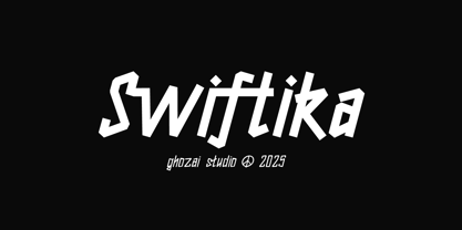 Swiftika Font Poster 8