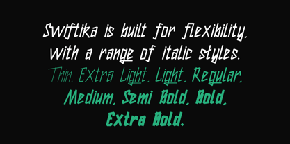 Swiftika Font Poster 2
