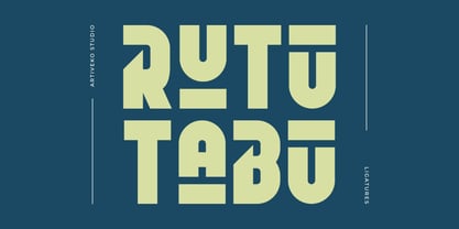 Rutu Tabu Font Poster 1