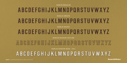 MARLIN Font Poster 15