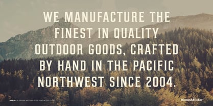 MARLIN Font Poster 6