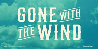 MARLIN Font Poster 4