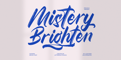 Mistery Brighten Font Poster 1