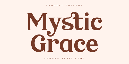 Mystic Grace Font Poster 1