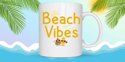 Summer Horizon Font Poster 2