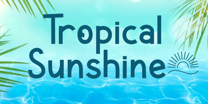 Summer Horizon Font Poster 5