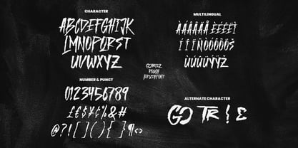 MC Gotriez Font Poster 5