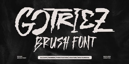 MC Gotriez Font Poster 1