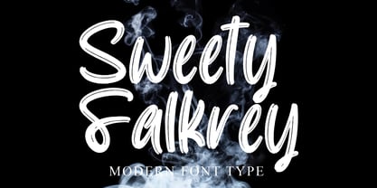 Sweety Falkrey Font Poster 1