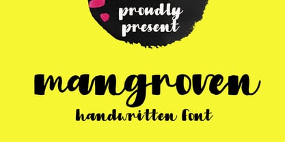 Mangroven Font Poster 1