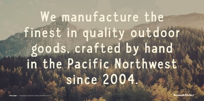 The KANE Font Poster 4