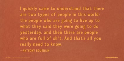 The KANE Font Poster 13