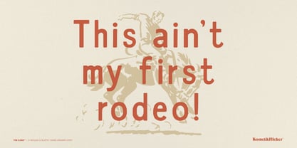 The KANE Font Poster 9