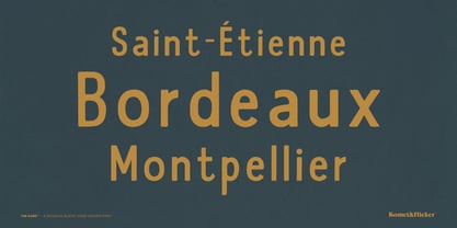 The KANE Font Poster 3