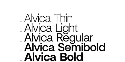 INDG Alvica Font Poster 3