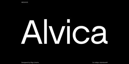 INDG Alvica Font Poster 1