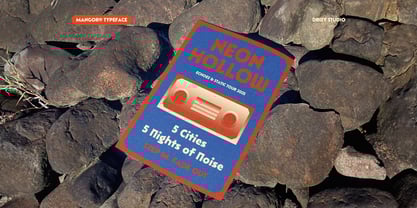 Mangor Font Poster 8