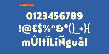 Mangor Font Poster 6