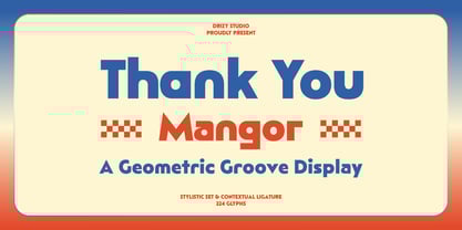 Mangor Font Poster 10