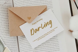 Emilia Note Font Poster 12