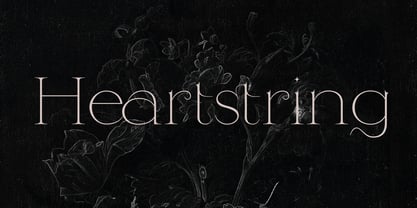 Heartstring Font Poster 2