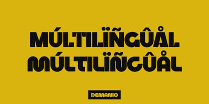 Demanio Font Poster 9