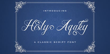 Hesty Aqaky Font Poster 1