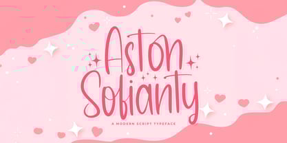 Aston Sofianty Font Poster 1