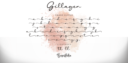 Gillagen Font Poster 9