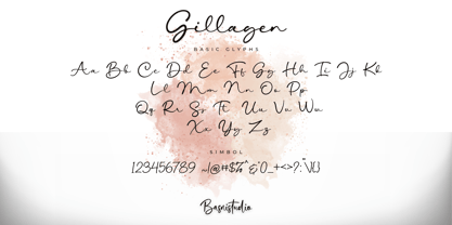 Gillagen Font Poster 8